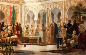 Foto: Abdur-Rahman III prima izaslanika. Autor: Dionisio Baixeras Verdaguer (1862–1943 CE). Ulje na platnu, 1885. g. / worldhistory.org