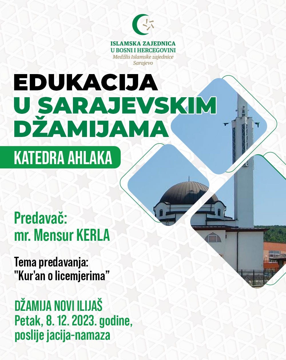 Edukacija u Sarajevskim džamijama