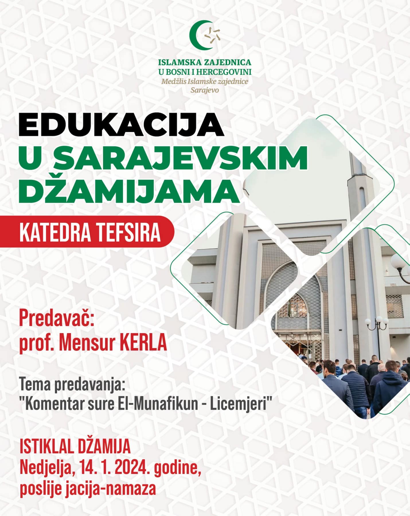 Edukacija u Sarajevskim džamijama